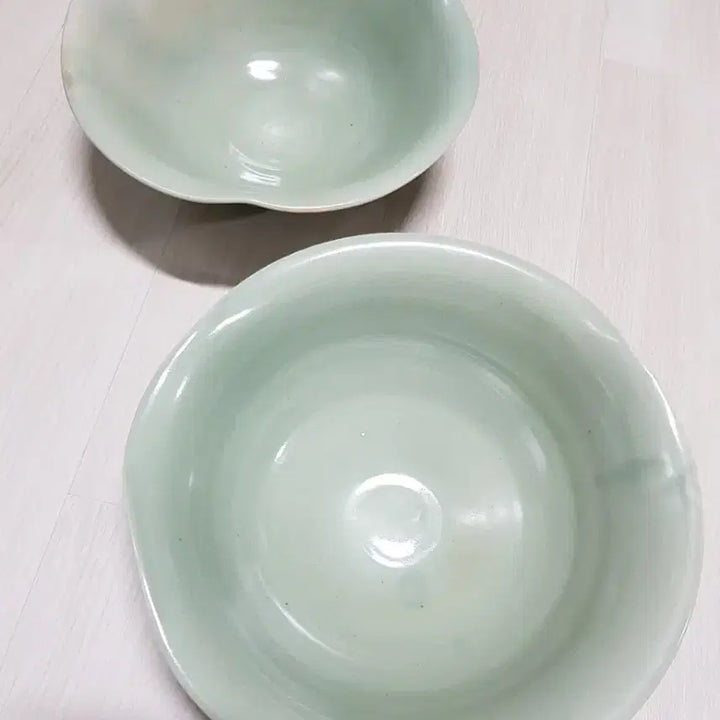 [BUNJANG] Celadon Large Bowl Set / 화구청자작품대완2점