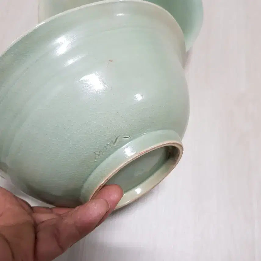 [BUNJANG] Celadon Large Bowl Set / 화구청자작품대완2점