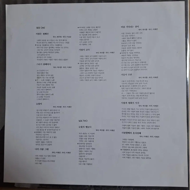 [BUNJANG] Yoo Yeon Sil 2nd Album LP / 유연실 2집 LP