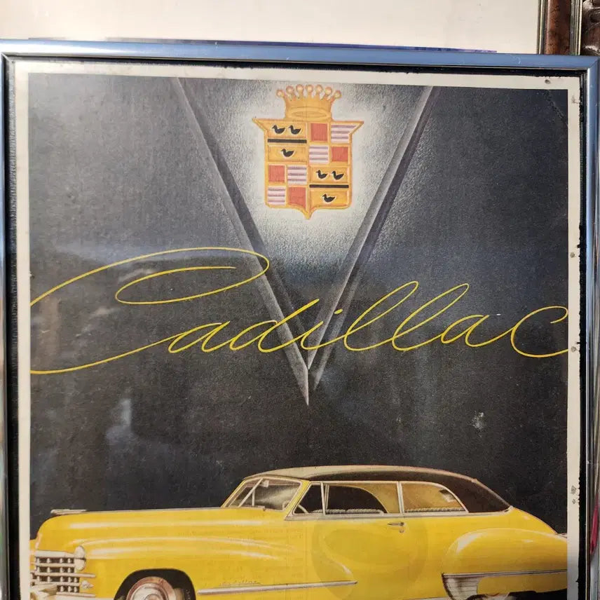 [BUNJANG] Framing Gallery New York Cadillac Framed Print 35.4cm x 25.7cm / USA 뉴욕 프레이밍 갤러리 판매액자35.4cmX25.7cm ( 캐딜락