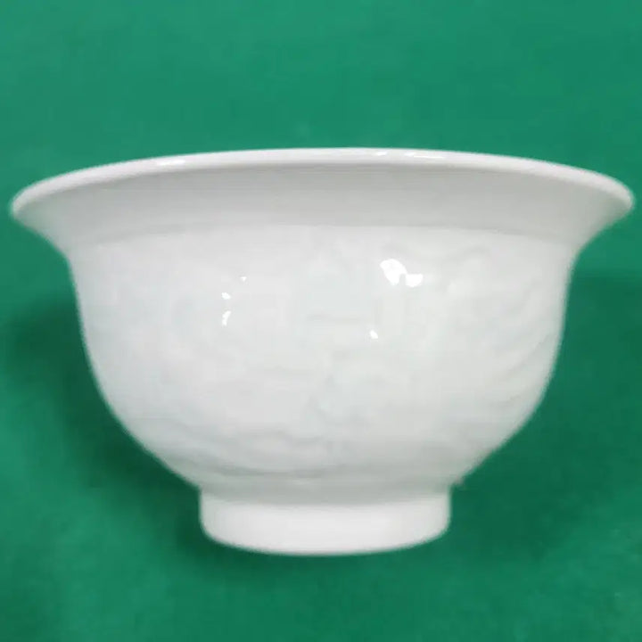 [BUNJANG] Ming Dynasty White Porcelain Carved Dragon Bowl / 중국도자기              명대 백자 암화 용문 완