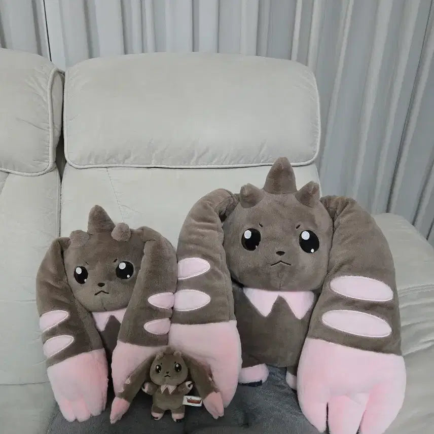 [BUNJANG] Digimon Lopmon Large, Medium, Small Doll Bundle Set / 택포/일괄]디지몬 로프몬 대형 중형 소형 인형 판매 합니다