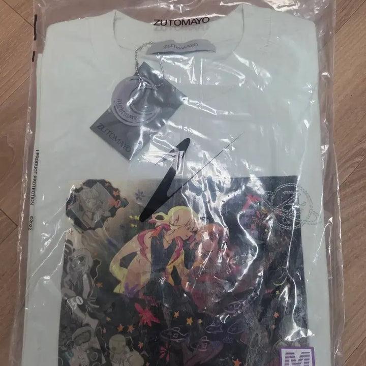 [BUNJANG] Zutto Mayoi Zamzam Collection Record T-shirt (M, Sealed) / 즛토마요 잠잠화 레코드 티셔츠 M 미개봉 미사용