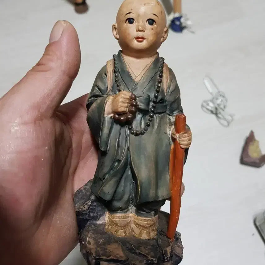 [BUNJANG] Vintage Korean Monk Doll / 빈티지국산동자승