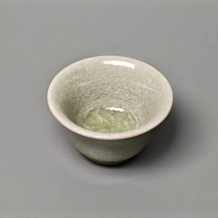 [BUNJANG] Qing Dynasty/Republic Era Celadon Tea Bowl / [진품] 청말 민국시대 빙렬 청자 다완 찻잔 중국도자기 골동품 수집품