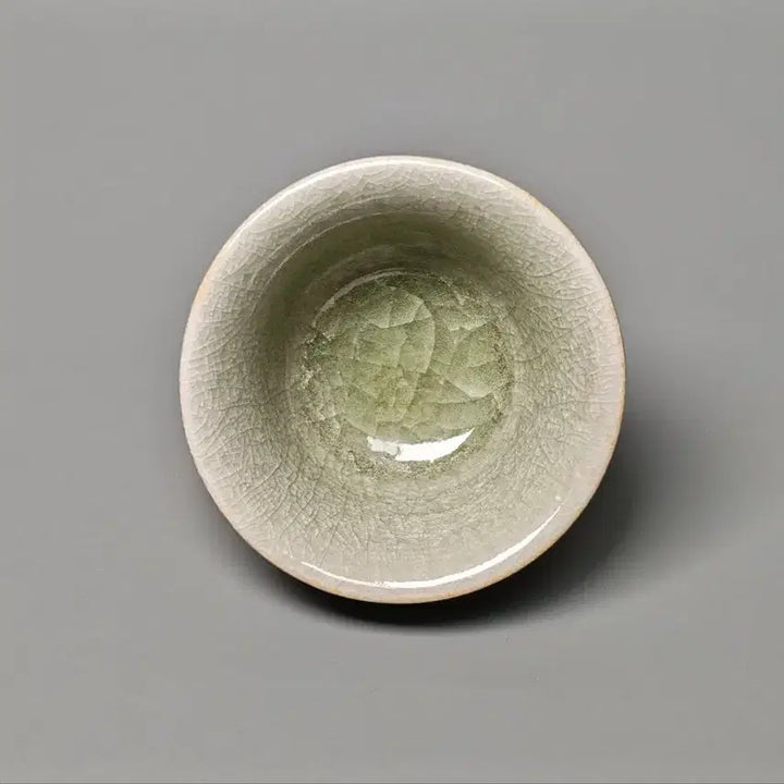 [BUNJANG] Qing Dynasty/Republic Era Celadon Tea Bowl / [진품] 청말 민국시대 빙렬 청자 다완 찻잔 중국도자기 골동품 수집품