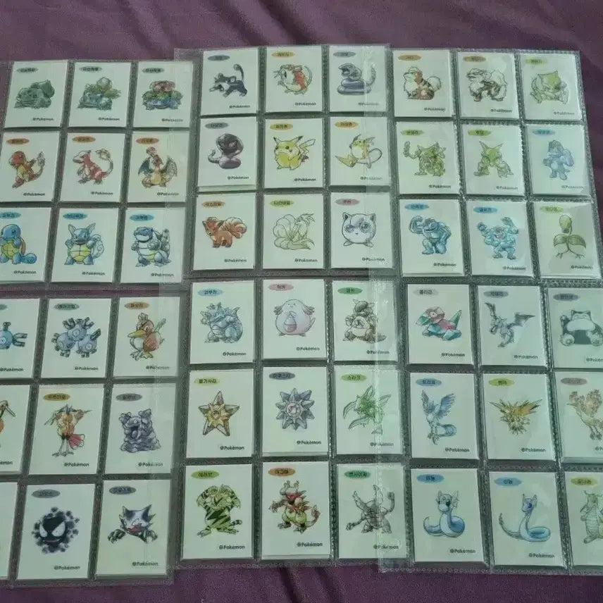 [BUNJANG] Pokemon Artworks Special Collectible Stickers 99 Types (Mewtwo X) / 포켓몬 아트웍 스폐셜 띠부씰 99종(뮤츠X) 팝니다