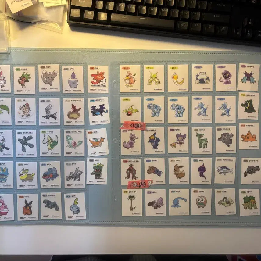 [BUNJANG] Pokemon Stickers (Gen 2-5) For Trade / 포켓몬 띠부씰 시즌2,3,4,5 교환