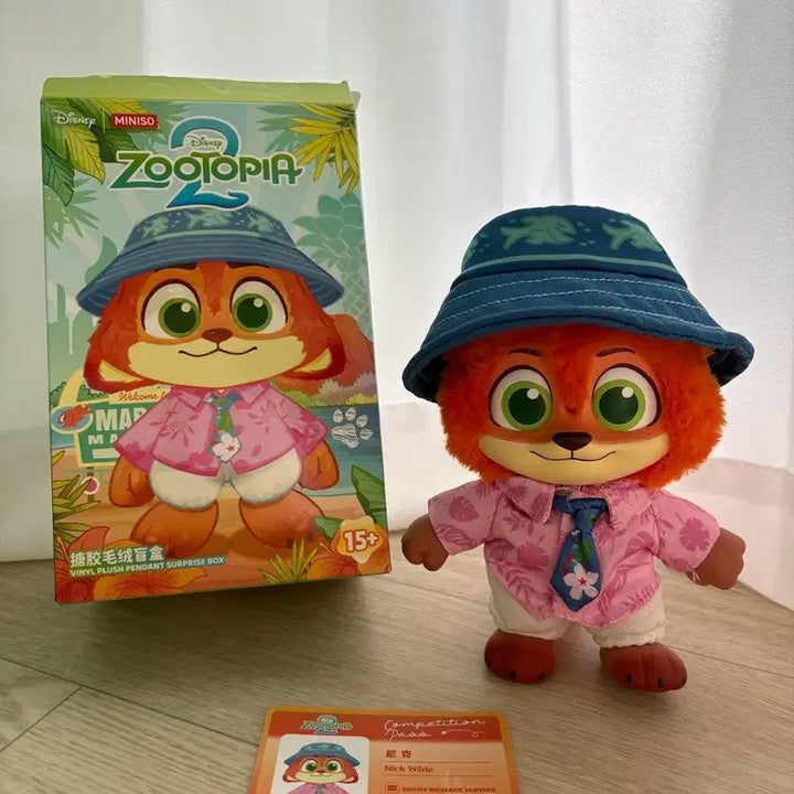 [BUNJANG] Miniso Zootopia 2 Nick Wilde Keyring Plush / 미니소 주토피아2 닉 키링 인형
