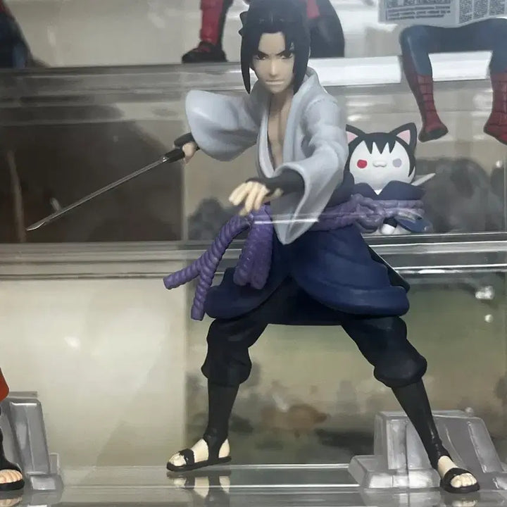 [BUNJANG] Megahouse Megacat + Figuno Naruto Figure Set / 나루토 사스케 피규노 피규어 세트