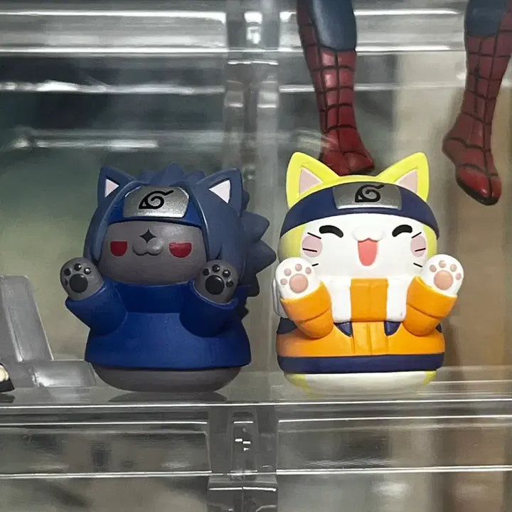 [BUNJANG] Megahouse Megacat + Figuno Naruto Figure Set / 나루토 사스케 피규노 피규어 세트