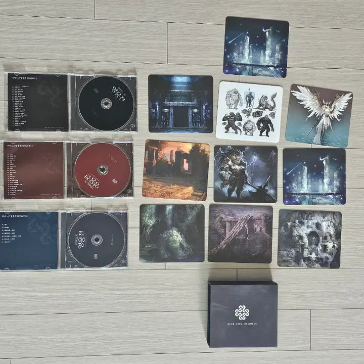 [BUNJANG] Mabinogi: Heroes Season 1 Soundtrack &amp; Illustration Set / 마비노기 영웅전 사운트랙 3종 및 일러스트