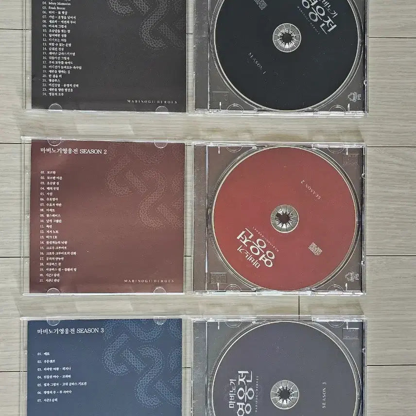 [BUNJANG] Mabinogi: Heroes Season 1 Soundtrack &amp; Illustration Set / 마비노기 영웅전 사운트랙 3종 및 일러스트
