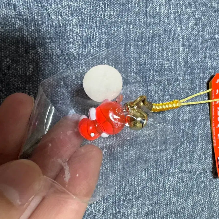 [BUNJANG] Vintage Hello Kitty Lobster Strap / 고전 헬로키티 가재 스트랩 새상품 판매중