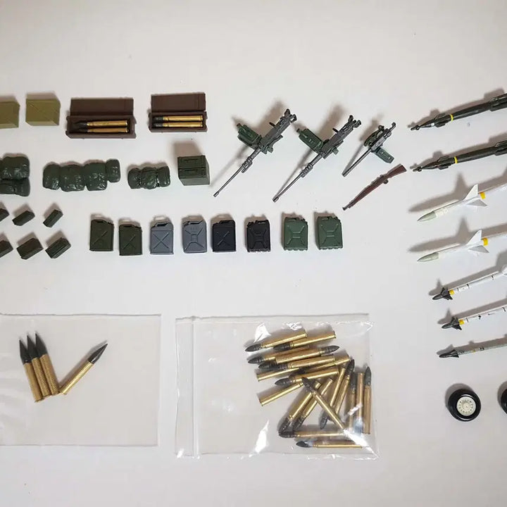 [BUNJANG] Academy 1/35, 1/72 Military and Aero Accessory Set (Painted) / 밀리터리, 에어로 악세사리 세트(도색완성품)