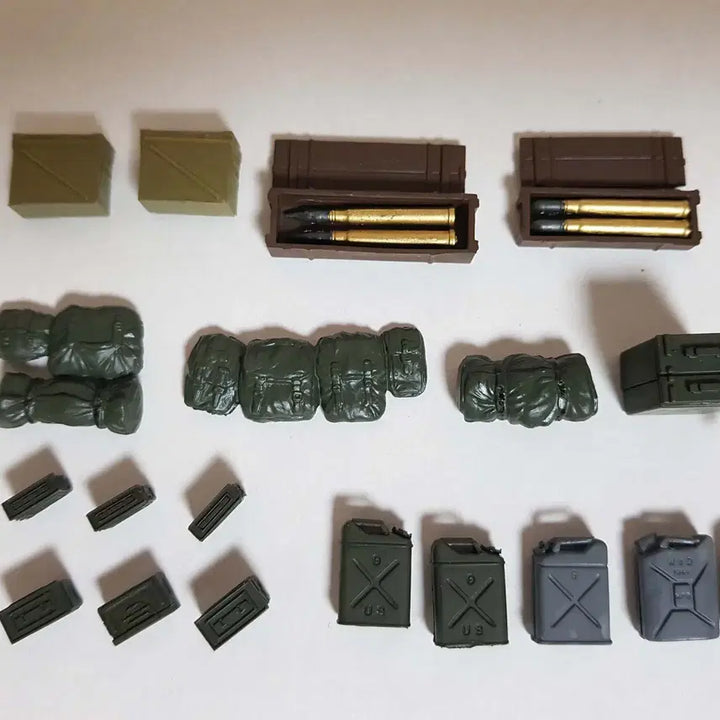 [BUNJANG] Academy 1/35, 1/72 Military and Aero Accessory Set (Painted) / 밀리터리, 에어로 악세사리 세트(도색완성품)
