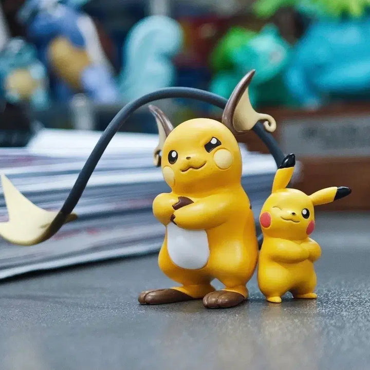[BUNJANG] Pokemon Scale 1:20 Resin Figure Pikachu &amp; Raichu Set / 포켓몬 스케일 1:20 레진 피규어 피카츄 라이츄