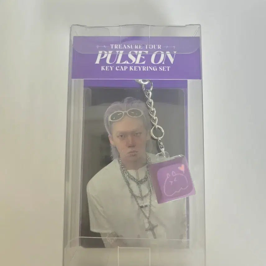 [BUNJANG] TREASURE Haruto Pulse On Keycap Keyring Set (Photocard Included) Sealed / 트레저 펄스온 키캡키링(포카포함) 미개봉 현석
