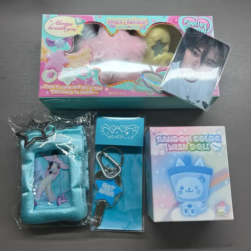 [BUNJANG] NCT WISH Pop-Up Wish Doll Popchu &amp; Keyring Bundle / 원가이하))엔시티위시 팝팝 위시돌 팝츄 (단순개봉,미개봉)