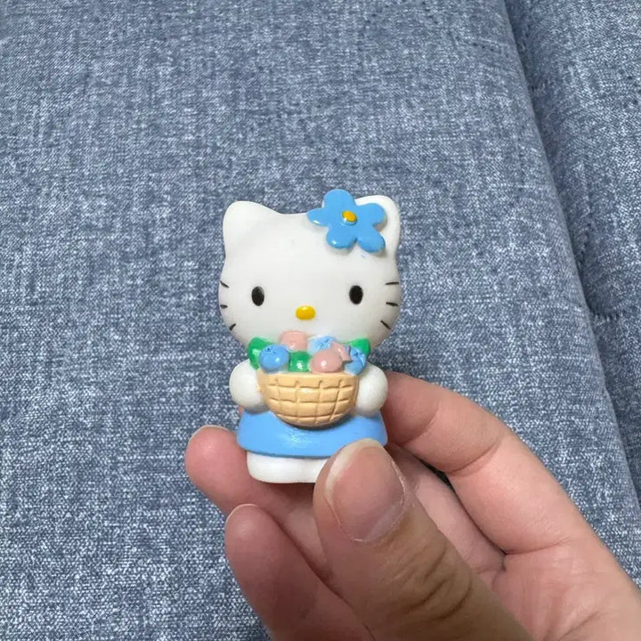 [BUNJANG] Classic Hello Kitty Blue Figure / 고전 헬로키티 파랑 키티 피규어 판매중