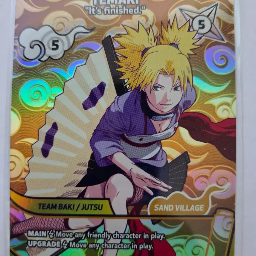 [BUNJANG] Naruto Mythos TCG Season 2 Temari RA (Alt Art) 121/130A / 테마리 RA 121/130A 시즌2 나루토 Mythos TCG