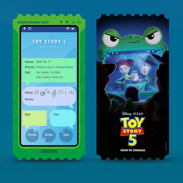 [BUNJANG] Toy Story 5 Original Ticket No. 176 / 토이스토리5 오리지널 티켓 No.176