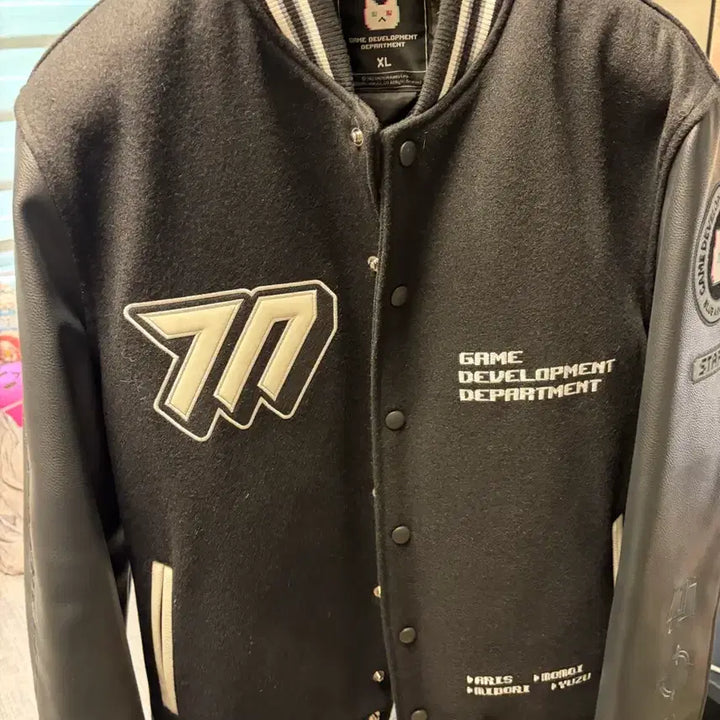 [BUNJANG] Blue Archive Game Development Club Baseball Jacket XL / 블루아카이브 게임개발부 야구 점퍼 XL