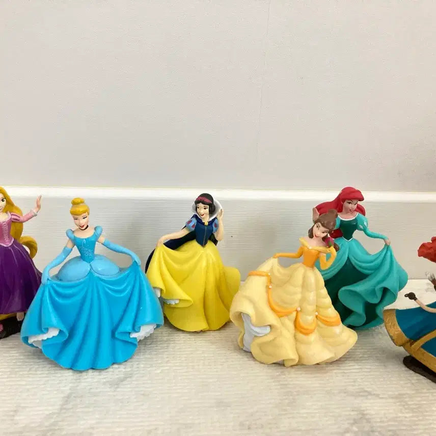 [BUNJANG] Disney Princess Figure 6-Piece Set / 디즈니 프린세스 피규어 6종