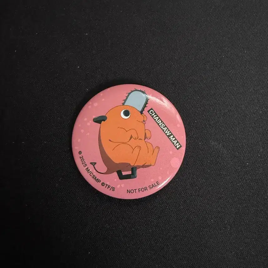 [BUNJANG] Chainsaw Man Pochita Can Badge / 체인소맨 카페 팝업 포치타 캔뱃지