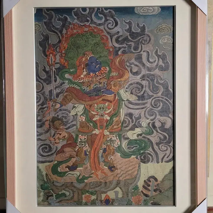 [BUNJANG] Joseon Dynasty Buddhist Painting Framed Art / 조선시대 불교미술 탱화 그림액자