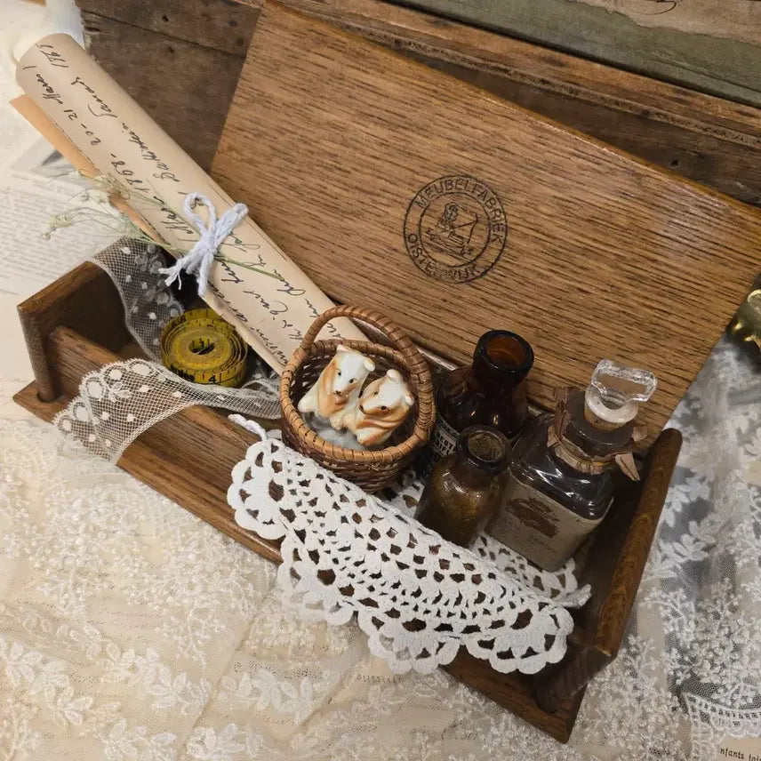 [BUNJANG] Vintage Rectangular Wooden Box (Netherlands) / 빈티지 우드박스 직사각