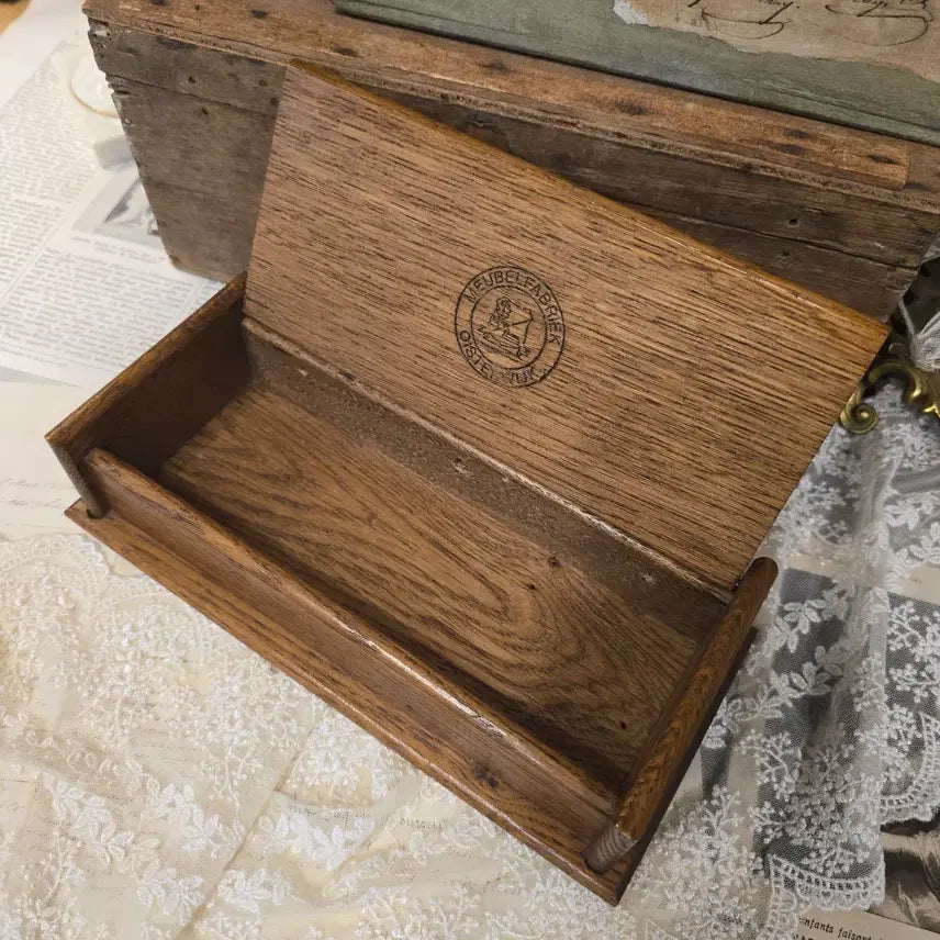 [BUNJANG] Vintage Rectangular Wooden Box (Netherlands) / 빈티지 우드박스 직사각