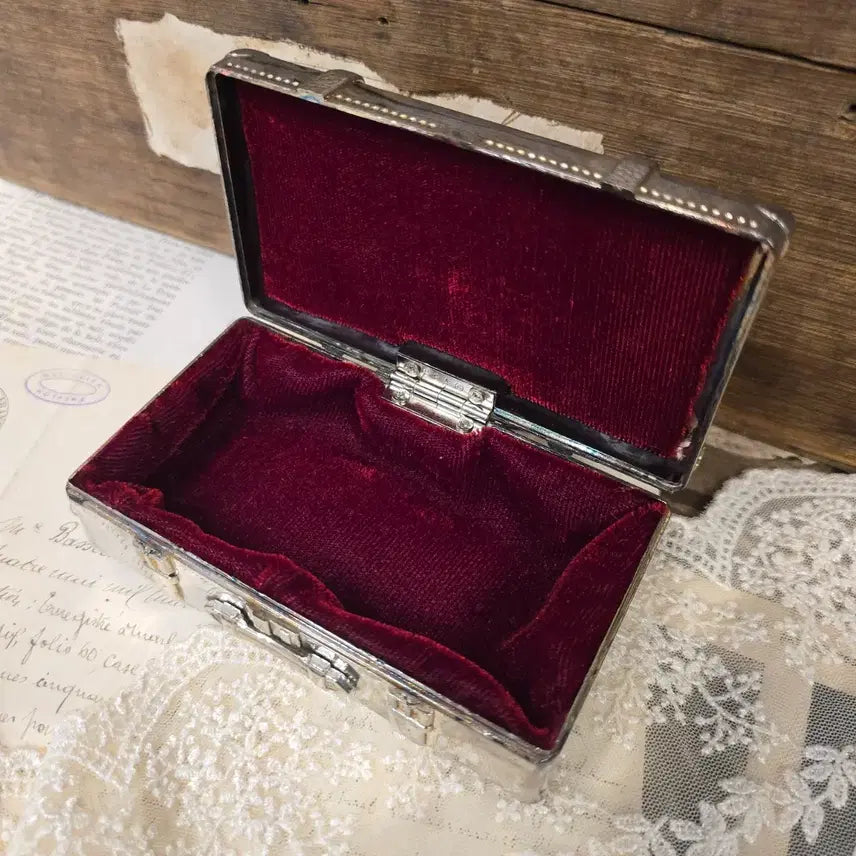 [BUNJANG] Godinger Silverplated Vintage Trunk Trinket Jewelry Box / 빈티지 실버플레이티드 트렁크 트링킷 실플 보석함