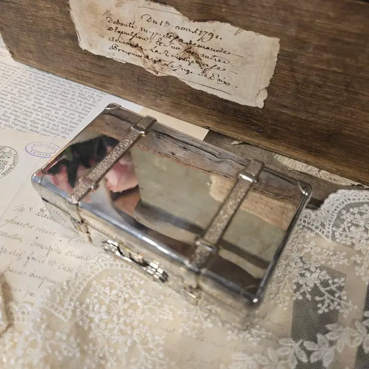 [BUNJANG] Godinger Silverplated Vintage Trunk Trinket Jewelry Box / 빈티지 실버플레이티드 트렁크 트링킷 실플 보석함