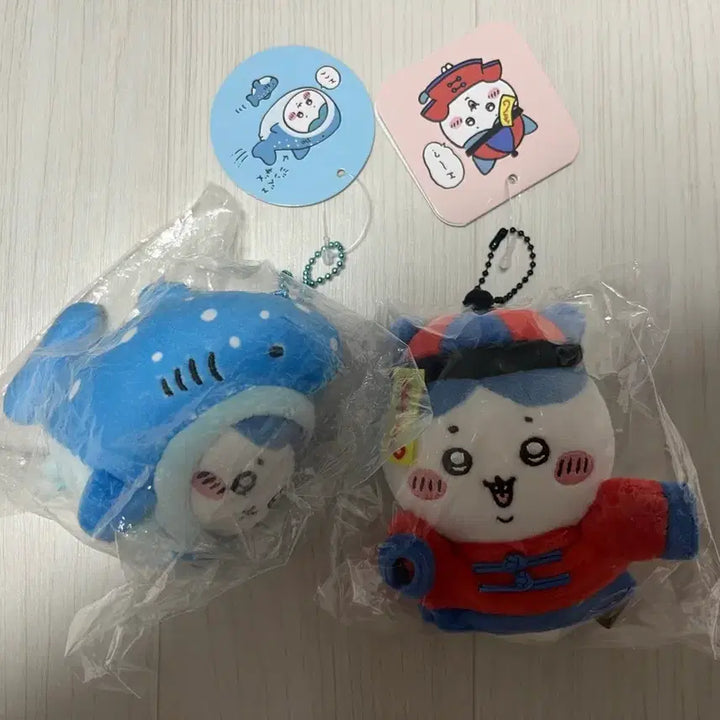 [BUNJANG] Chiikawa Nagano Market Hachiwara (Ghost) + Shark Hachiwara / 치이카와 나가노마켓 강시하치와레 + 상어 하치와레