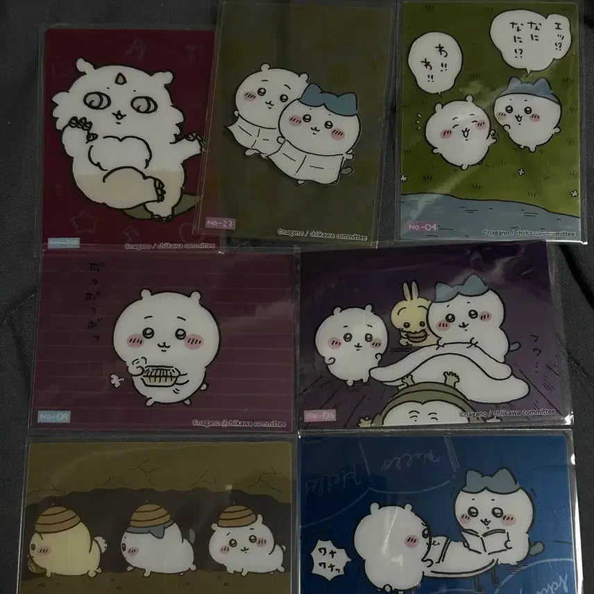 [BUNJANG] Chiikawa Clear Card Set (7 Types) / 치이카와 클리어카드 7종 일괄