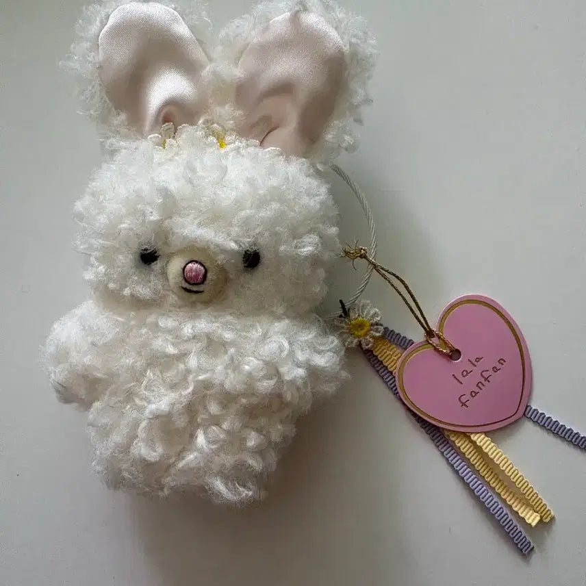 [BUNJANG] Cafemimi Animator BBangbbangduck Cheese Rabbit Keyring / 카페미미 빵빵덕 작가님 치즈토끼키링