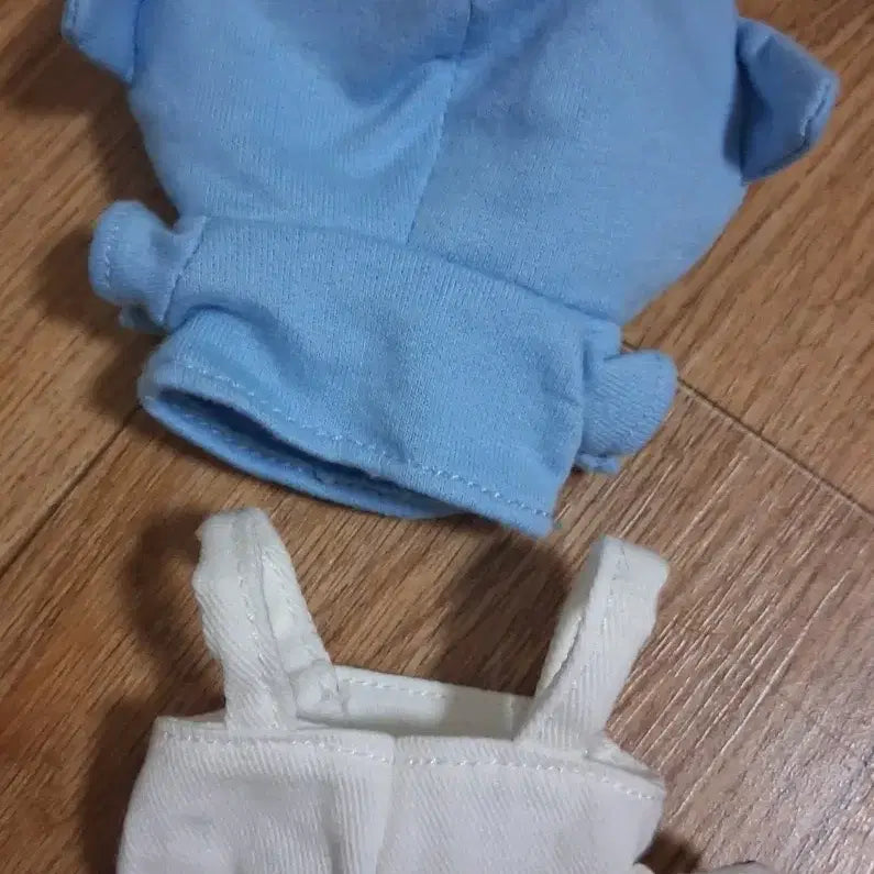 [BUNJANG] 10cm Doll Clothes Shark Overalls / 10cm 인형옷 상어 멜빵 바지