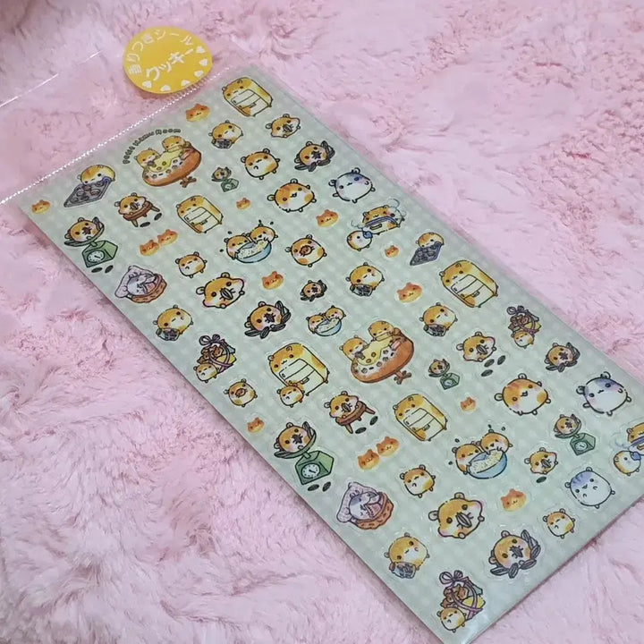 [BUNJANG] Coolia Curia Heisei Vintage Hamster Sticker / 쿨리아 큐리아 헤이세이 고전 햄스터 스티커