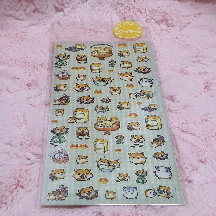 [BUNJANG] Coolia Curia Heisei Vintage Hamster Sticker / 쿨리아 큐리아 헤이세이 고전 햄스터 스티커