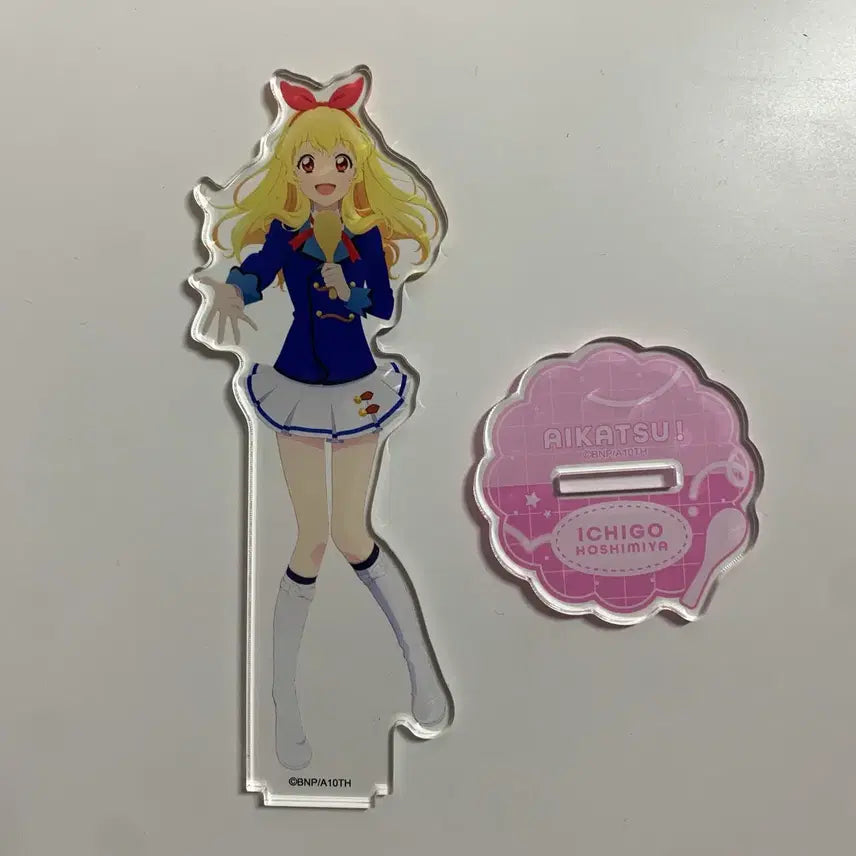 [BUNJANG] Aikatsu! Ichigo School Uniform Rice Paddle Acrylic Stand Starway / 아이카츠 아이엠스타 이치고 교복 밥주걱 아크릴 스타웨이