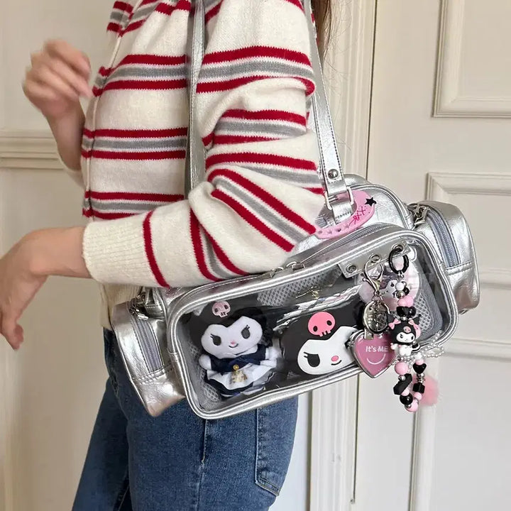 [BUNJANG] BaeOnni Baseball Bag (Silver) / 배온니 덕질 이타백 야구가방 (실버)