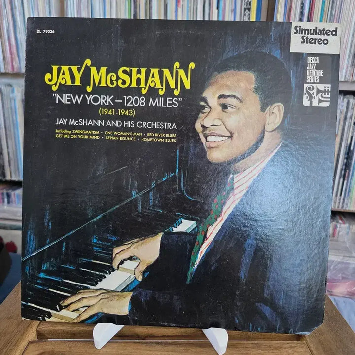 [BUNJANG] Jay McShann "New York - 1208 Miles" (1941-1943) LP / (미국반, 재즈 피아니스트 제이 맥샨) Jay McShann LP