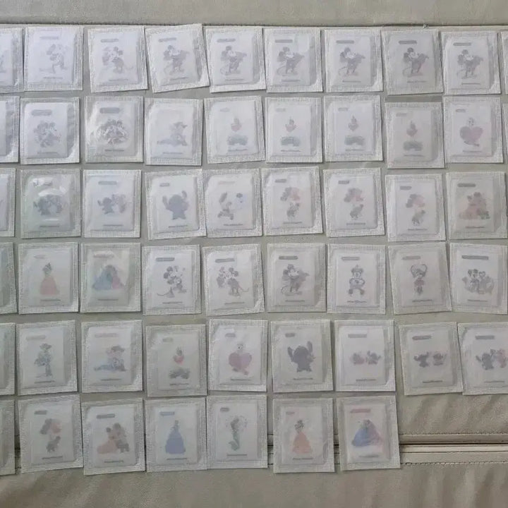 [BUNJANG] Disney Chupa Chups Sticker Collection - 57 Pieces / 디즈니 츄파 띠부씰 57장 일괄급처 합니다