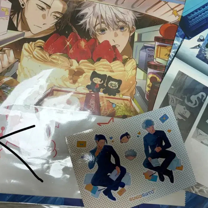 [BUNJANG] Jujutsu Kaisen Geto Gojo Goods Bundle Set / 주술회전 게토고죠 그래피님 sou님 몽상화님 구룽님 등 굿즈 일괄 판매