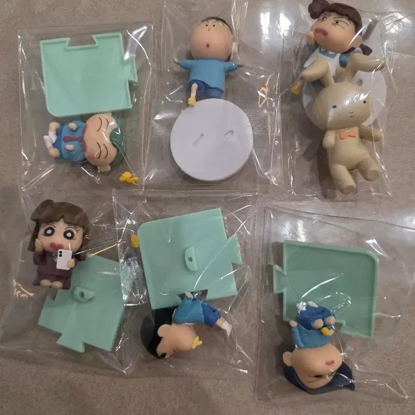 [BUNJANG] Crayon Shin-chan Play Set Figure Gacha Full Set / 짱구 소꿉놀이 피규어 가챠 풀세트