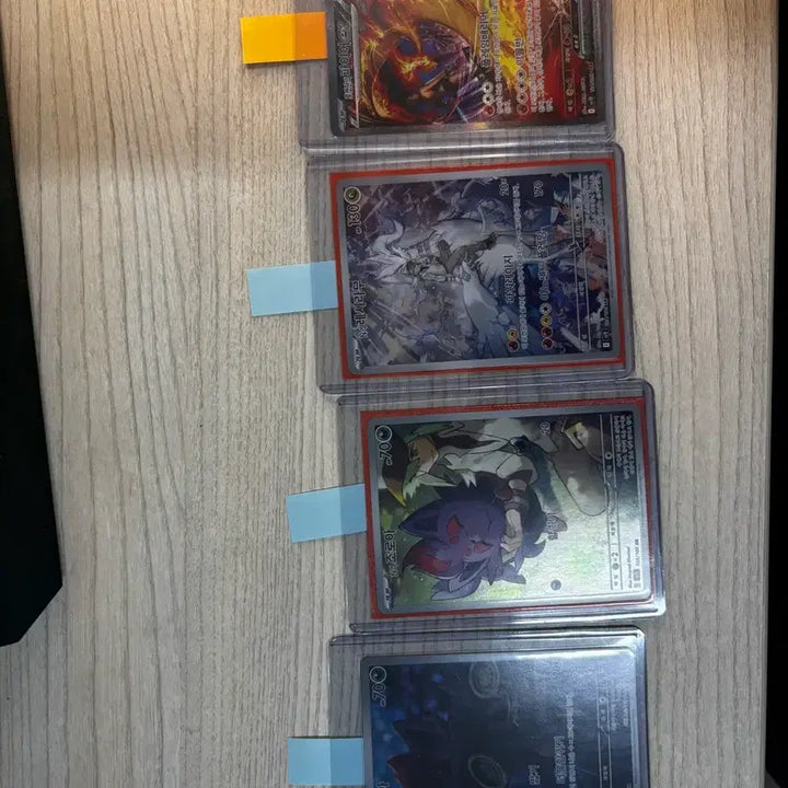 [BUNJANG] Pokemon Trading Card Bundle Set - Fire SAR, Reshiram AR, Zorua AR / 로켓단의 파이어sar, N의 레시라무 ar, N의 조로아ar, 조로아ar