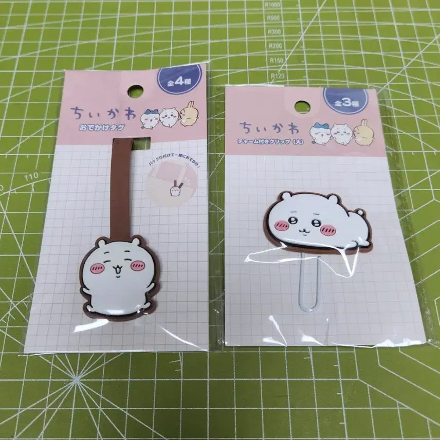[BUNJANG] Cheekawa Packaging Tag Clip Set / 먼작귀 치이카와 포장 택 클립 2개 일괄