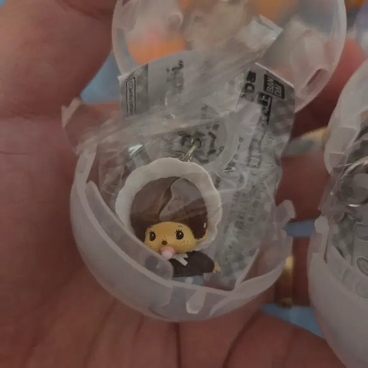 [BUNJANG] Mezashi Gacha Bebichichi + Monchhichi-kun Set / 새상품:)몬치치 메지루시 가챠 베비치치+몬치치군