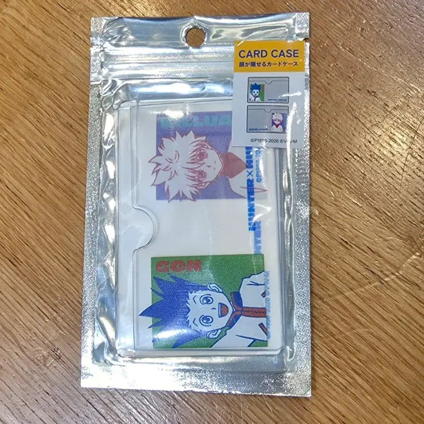 [BUNJANG] Hunter x Hunter Killua Card Case Set (2 pcs) / 곤 키르아 카드케이스 2장 미개봉 산큐마트 콜라보 헌터헌터